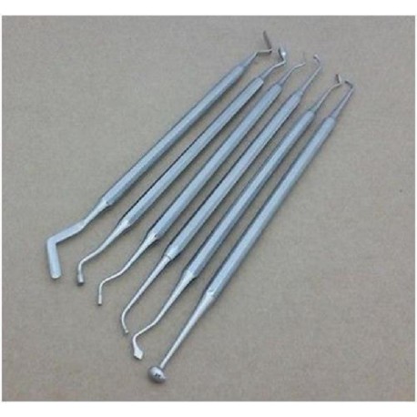 Dental Composite Filling Scalers Instruments Set 6 pieces