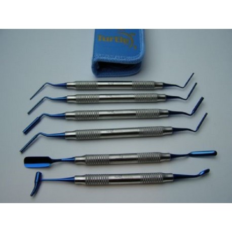 Bone Graft Set of 6 Titanium Dental Instruments