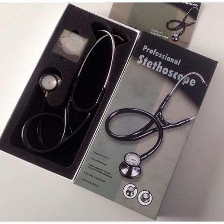 Dual-head Stainless Cardiology Stethoscope 