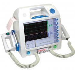 Schiller Defigard 5000 Defibrillator with pads